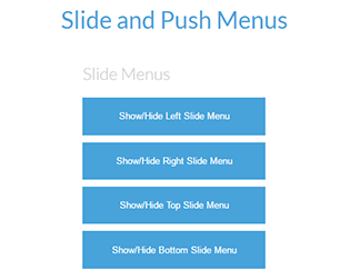 slide-and-push-menus